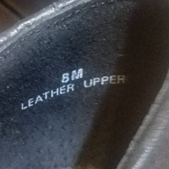 Inspired Soles by Art Effects Black Leather Upper Size 8M  NWT - Picture 6 of 10